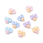 Resin Pendants, with Platinum Iron Peg Bail, Bows and Bells