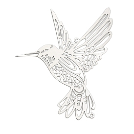 201 подвески для соединителей из нержавеющей стали, вырезанные лазером, ссылки бабочки, гравированные металлические украшения, не тускнеет