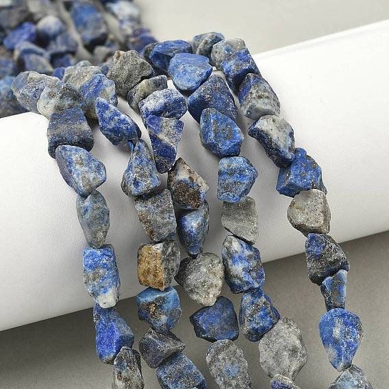 Сырой грубый натуральный лазурит бисер прядь, самородки