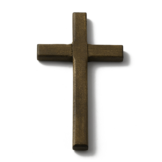 Деревянный крест настенный декор, молитва в руке с крестом, религия