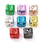UV Plating Acrylic Beads, Cube