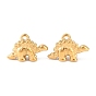 304 Stainless Steel Pendants,  Dinosaur Charm, Ion Plating(IP)