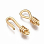 Brass Hook and S-Hook Clasps, Nickel Free