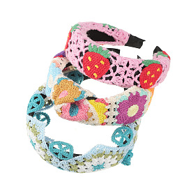 Ethnic Style Ladies' Knitted Cloth Hair Bands