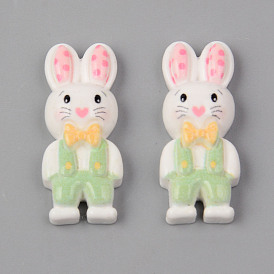 Opaque Resin Cabochons, Rabbit Shape