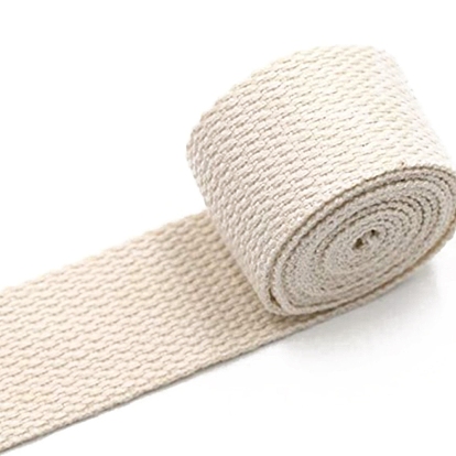 Polyester-Cotton Flat Ribbon, for Suitcases, Bags, Shoes and Hats Decoration