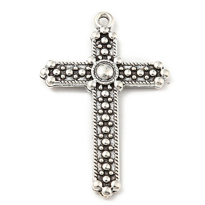 Сплавочные подвески тибетского стиля, крестик