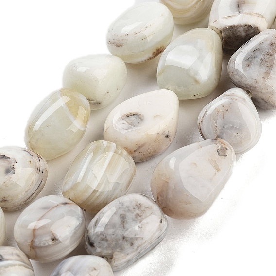 Натуральные полосатые агатовые / полосатые агатовые бусинки, самородки, упавший камень