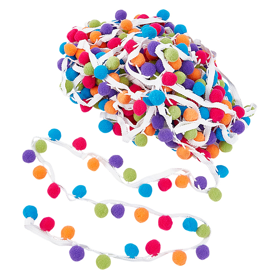 13м полиэстеровая лента для помпонов, для пошива одежды из ткани аксессуары