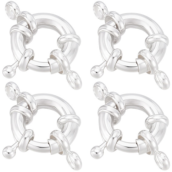 12шт. латунные пружинные застежки-кольца, кольцо