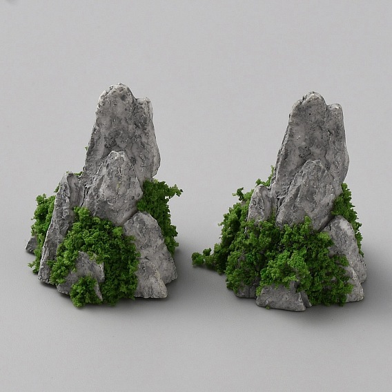 Украшения в форме гор из смолы, садовые украшения для дома