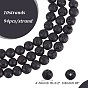 Natural Lava Rock Gemstone Round Bead Strands