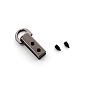 Alloy Metal Buckles, Handbag Strap Side Hanging D Ring Hooks, Rectangle, for Tassel Clip