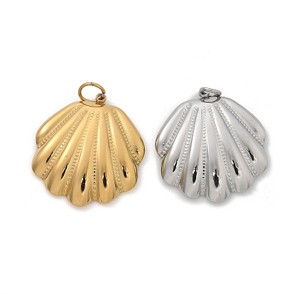 304 подвески из нержавеющей стали, с целью перехода в кольце, подвески в форме ракушек, ионное покрытие (ip)