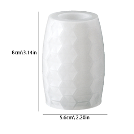 DIY-Silikonformen, facettierten Blumentopfformen, sechseckige, säulenförmige Harzgussformen, für UV-Harz, Handwerkliche Herstellung von Epoxidharz