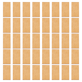 50 лист из древесноволокнистой плиты средней плотности (мдф), для пьедесталов дисплея модели миниатюры diy, деревесиные, прямоугольные