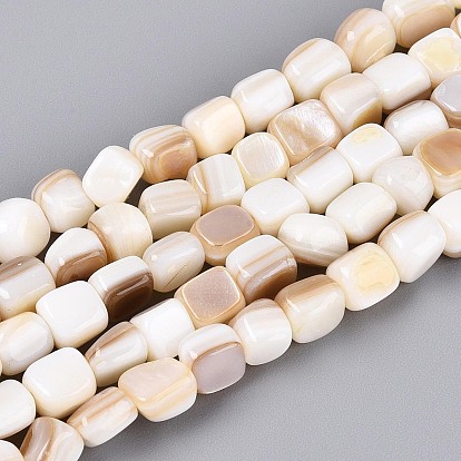 Естественных пресноводных оболочки бисер нитей, квадратный