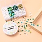 DIY Letter & Imitation Pearl & Heishi Beads Bracelet Making Kit, Including Disc Polymer Clay & Electroplate Glass & ABS Plastic Imitation Pearl & Plating Acrylic Beads, Elastic Thread