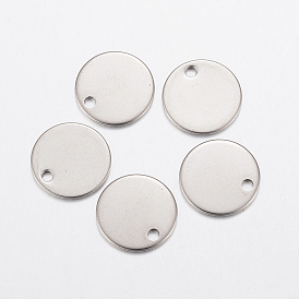 304 прелести нержавеющей стали, плоско-круглые, штамповка пустой метки