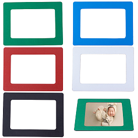 SUNNYCLUE Magnetic Picture Frames, for Refrigerator, Holds 5 inch Photos