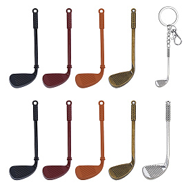 10 шт. 5 стили тибетские стильные большие подвески из цинкового сплава, прелести гольф-клуба