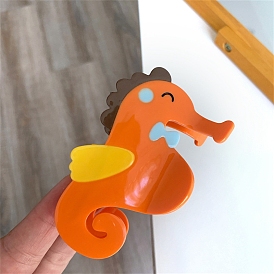 Заколки для волос с когтями из ацетата целлюлозы (смола), морской конек, аксессуары для волос для женщин и девочек