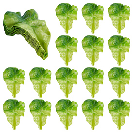 PVC Lettuce Leaf Display Decorations, Micro Landscape Decoration Accessories