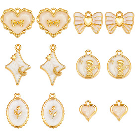 36 шт 6 стили подвески из сплава эмали