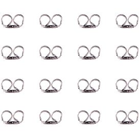 304 из нержавеющей стали гайки уха, спинки фрикционных серег для сережек-гвоздиков