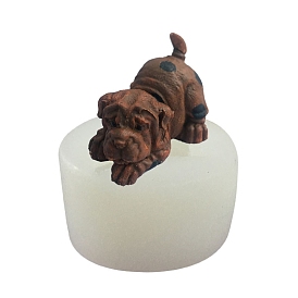 Food Grade DIY Silicone Dog Fondant Molds, Fondant Molds, Resin Casting Molds, for Chocolate, Candy, UV Resin & Epoxy Resin Craft Making