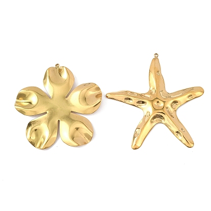 304 из нержавеющей стали большие кулоны, золотые