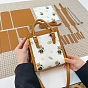 DIY Bear Printed Crossbody Bags Set, Including PU Leather Bag Materials