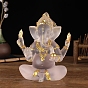 Resin Indian Ganesha Figurines, for Home Desktop Decoration
