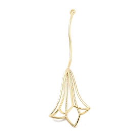 Латунные подвески, без кадмия, без никеля и без свинца, цветок