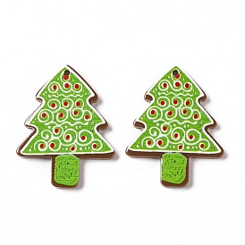 Christmas Printed Acrylic Pendants, Tree