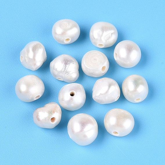 Естественный культурный жемчуг пресноводных, двух сторон полированной