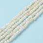 Natural Keshi Pearl Beads Strands, Cultured Freshwater Pearl, Baroque Pearls, Potato, Grade 2A