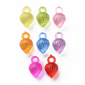 Transparent Acrylic Pendants, Strawberry