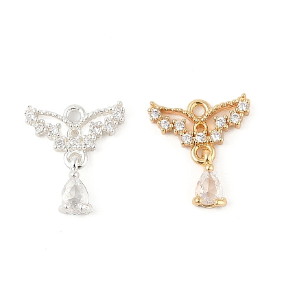 Латунные микро проложить кубического циркония подвески, без кадмия, без никеля и без свинца, крылатые прелести