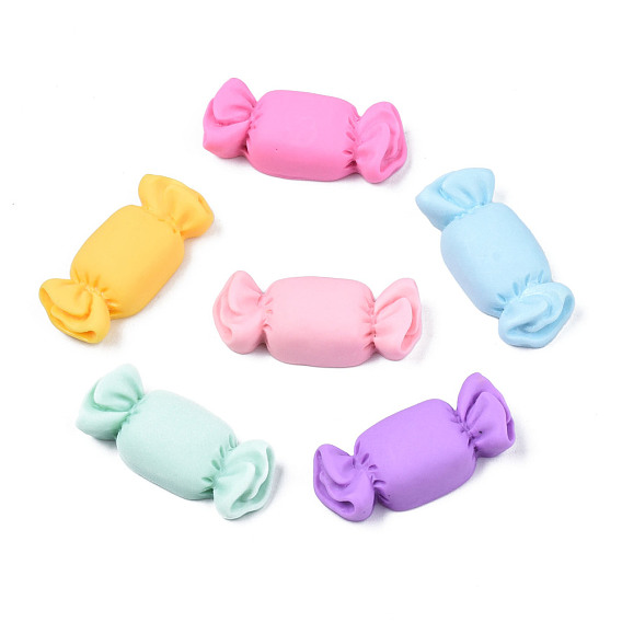 Непрозрачная смола декодирует кабошоны, играть в еду, имитация еды, конфеты