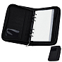Cloth Loose Leaf Notebook Zipper Cover, with Plastic and Paper, Rectangle