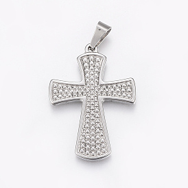 Ионное покрытие (ip) 304 подвески из нержавеющей стали, Подвески с большими отверстиями, крестик