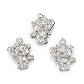 316 pendentifs chirurgicaux en acier inoxydable, ours