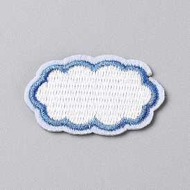 Computerized Embroidery Cloth Iron on/Sew on Patches, Costume Accessories, Appliques, Cloud