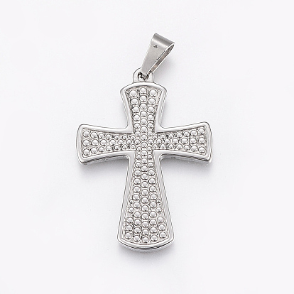 Ионное покрытие (ip) 304 подвески из нержавеющей стали, Подвески с большими отверстиями, крестик