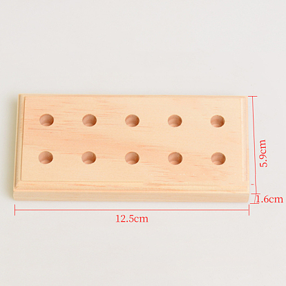 Wood Tray, for Capsule Tray