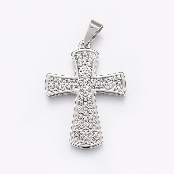 Ионное покрытие (ip) 304 подвески из нержавеющей стали, Подвески с большими отверстиями, крестик