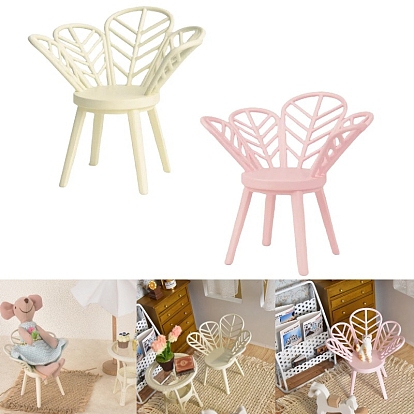 Мини-диван в форме цветка из смолы детский игровой домик игрушка кукла, аксессуары для кукольного домика с микро-ландшафтом, притворяясь опорными украшениями