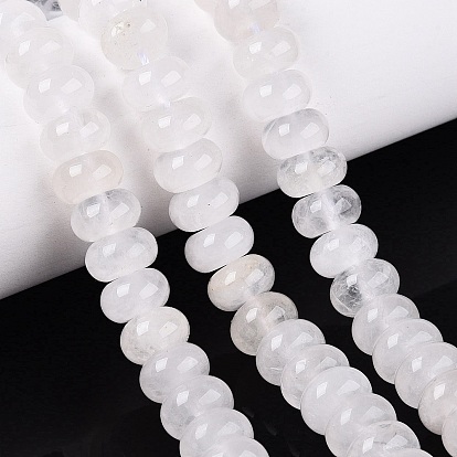 Природных кристаллов кварца бисер нитей, гладкие круглые бусины из горного хрусталя