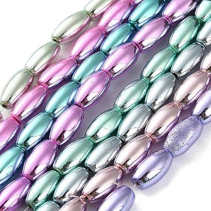 Гальванические нити из синтетических немагнитных гематитовых бусин, рис